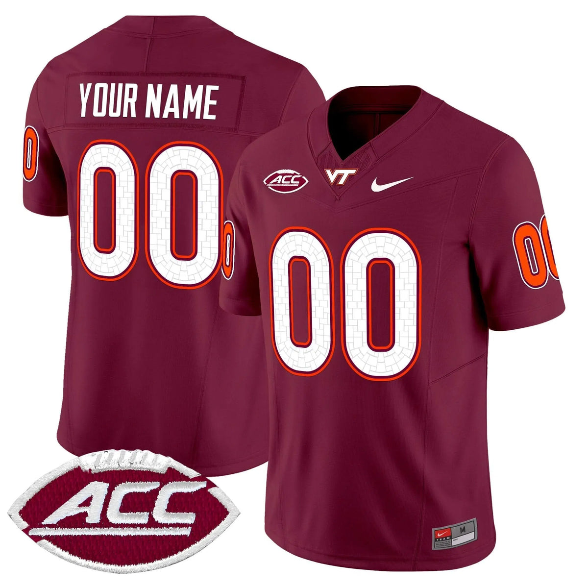 Personalized VTH 2026 Vapor Limited Custom Jersey - Maroon Stitched