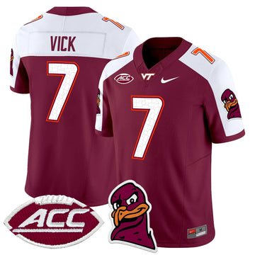 Personalized VTH 2026 Vapor Limited Jersey - Maroon Alternate / Michael Vick Stitched