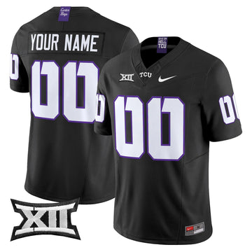 Personalized TCU Horned Frogs 2026 Vapor Limited Custom Jersey - Black Stitched