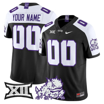 Personalized TCU Horned Frogs 2026 Vapor Limited Custom Jersey - Black Alternate Stitched