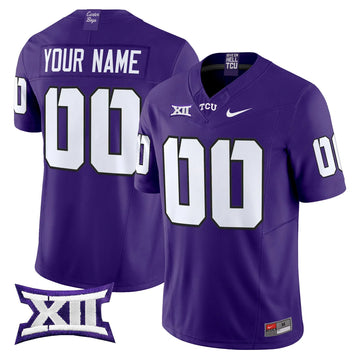 Personalized TCU Horned Frogs 2026 Vapor Limited Custom Jersey - Purple Stitched
