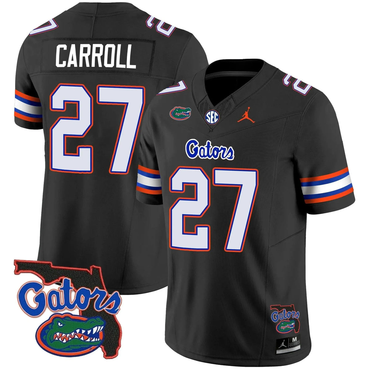 Personalized FG 2023 Vapor Limited Jersey - Florida Map - Black / Cam Carroll Stitched
