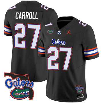 Personalized FG 2023 Vapor Limited Jersey - Florida Map - Black / Cam Carroll Stitched