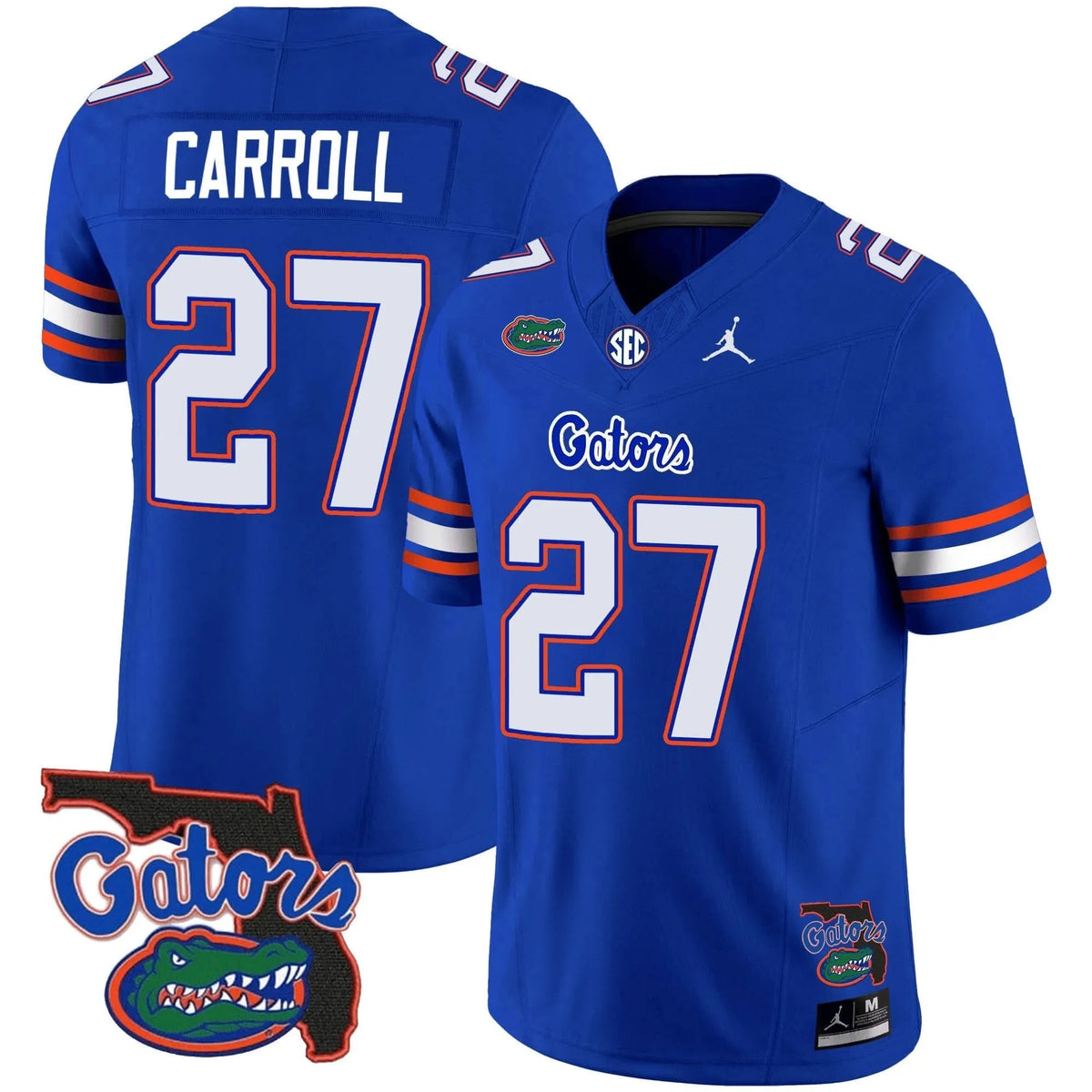 Personalized FG 2023 Vapor Limited Jersey - Florida Map - Royal / Cam Carroll Stitched