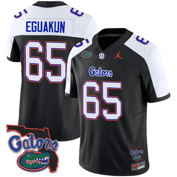 Personalized FG 2023 Vapor Limited Jersey - Florida Map - Alternate / Kingsley Eguakun Stitched