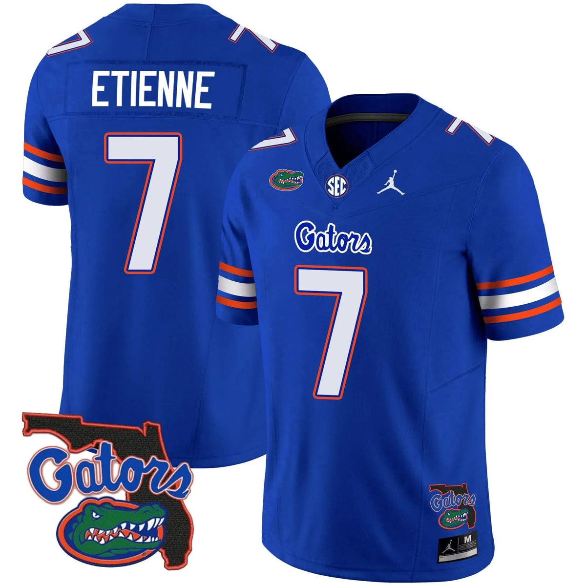 Personalized FG 2023 Vapor Limited Jersey - Florida Map - Royal / Trevor Etienne Stitched