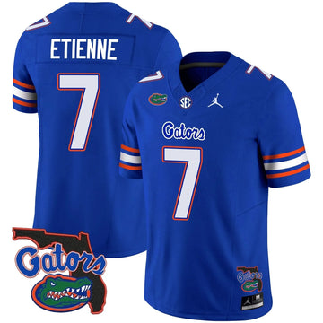 Personalized FG 2023 Vapor Limited Jersey - Florida Map - Royal / Trevor Etienne Stitched
