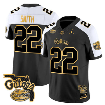 Personalized FG 2026 Florida Patch Gold Vapor Limited Jersey - Alternate / Emmitt Smith Stitched
