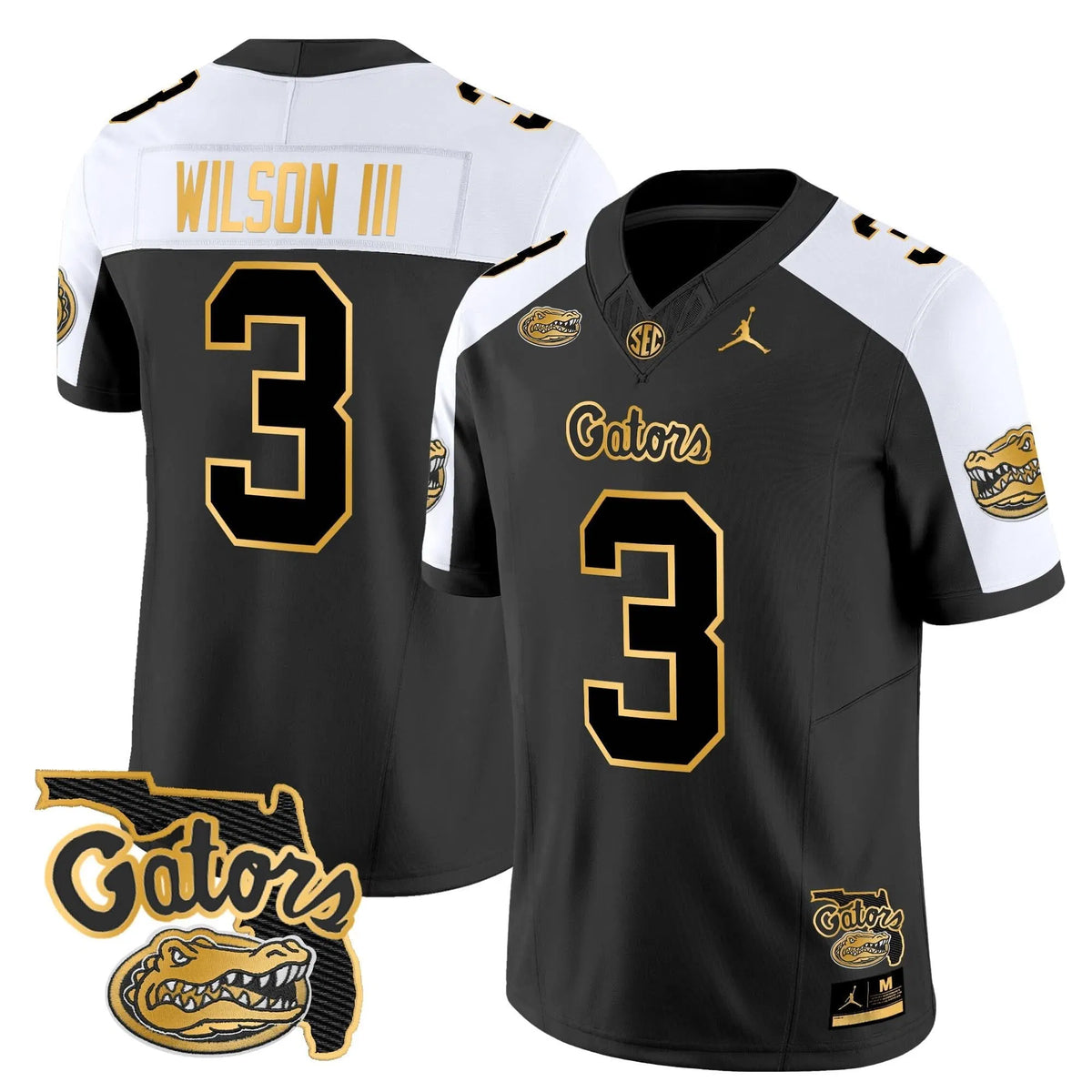Personalized FG 2026 Florida Patch Gold Vapor Limited Jersey - Alternate / Eugene Wilson III Stitched