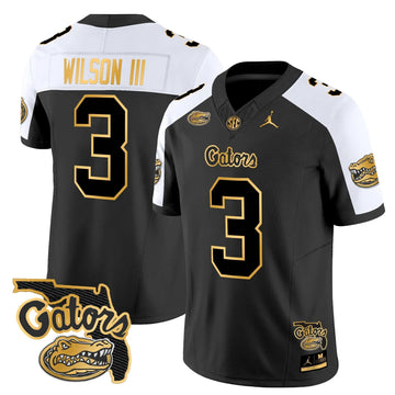 Personalized FG 2026 Florida Patch Gold Vapor Limited Jersey - Alternate / Eugene Wilson III Stitched