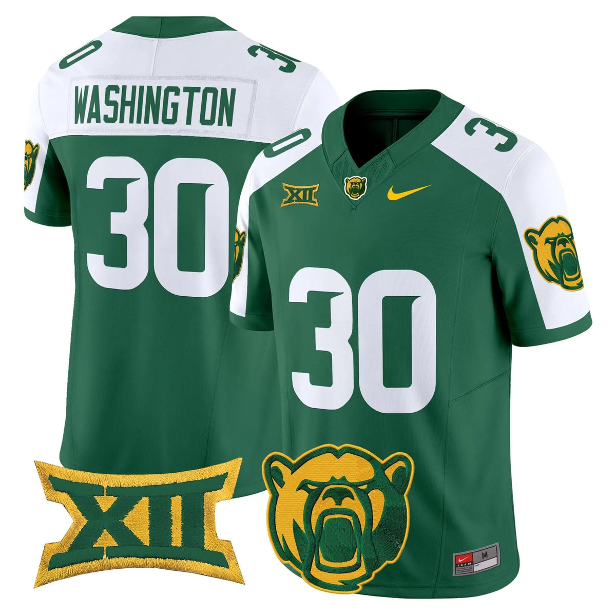 Personalized BB2026 Vapor Limited Jersey - Green Alternate / Bryson Washington Stitched