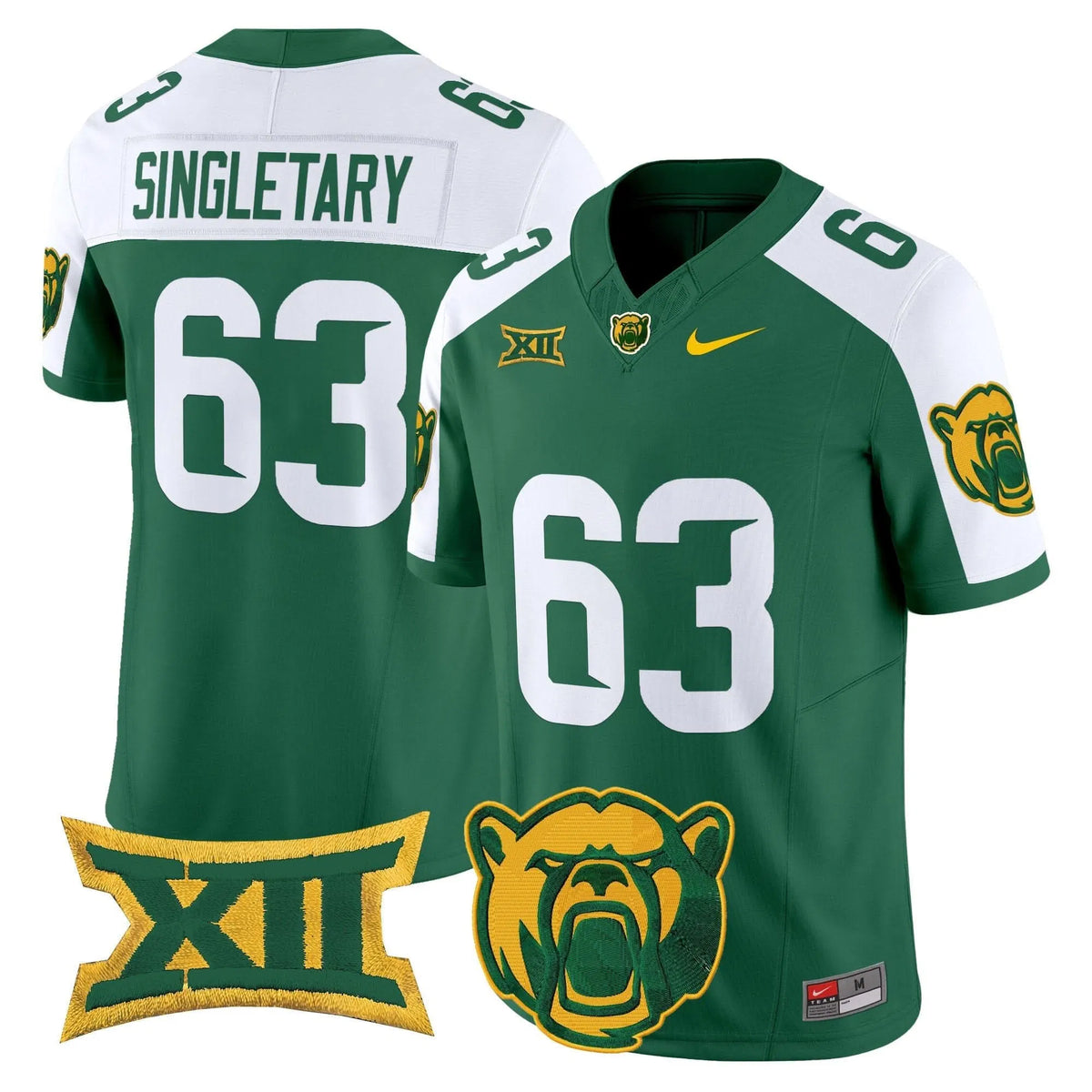Personalized BB2026 Vapor Limited Jersey - Green Alternate / Mike Singletary Stitched