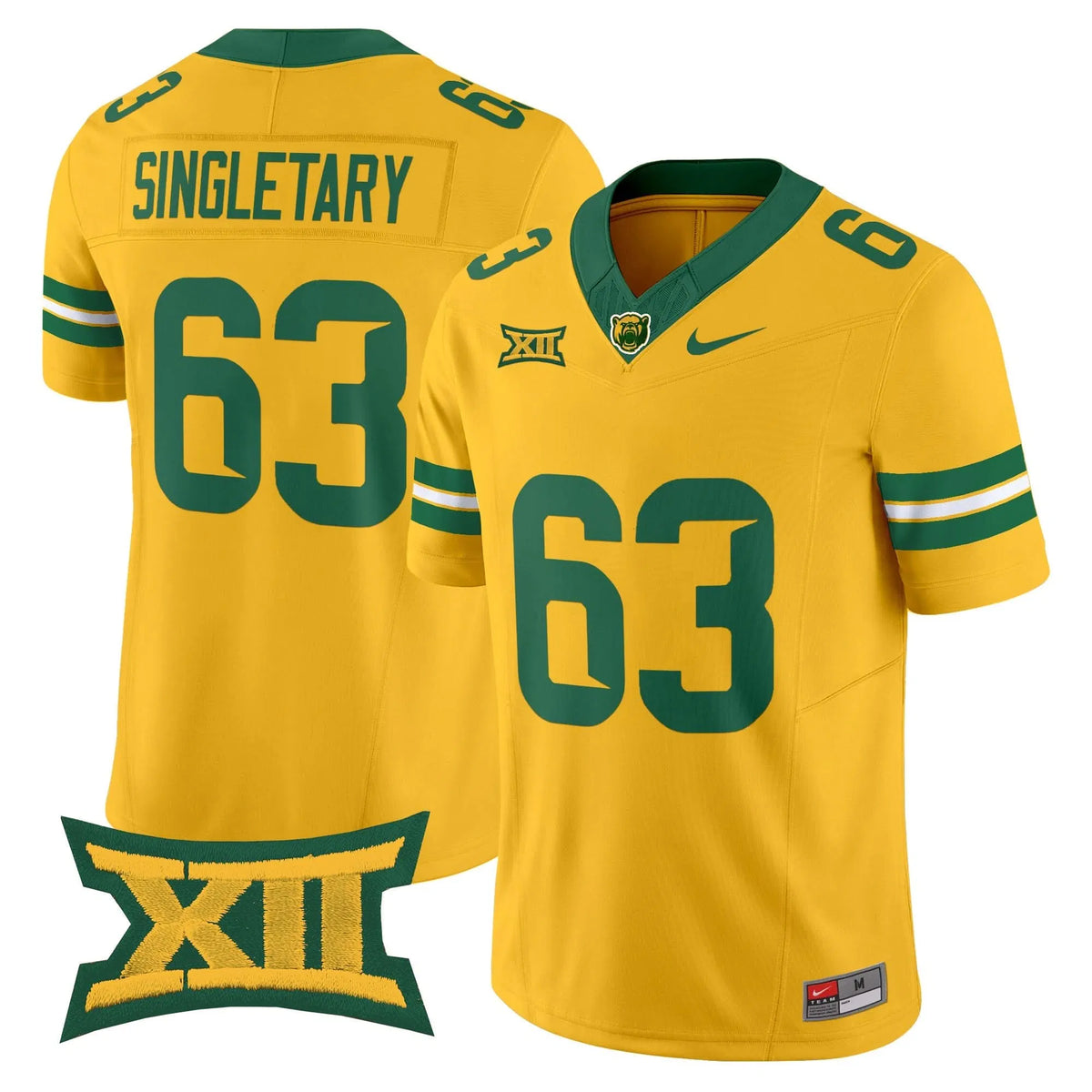 Personalized BB2026 Vapor Limited Jersey - Gold / Mike Singletary Stitched