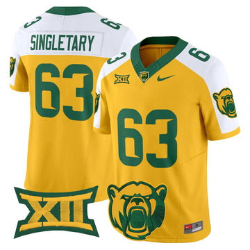 Personalized BB2026 Vapor Limited Jersey - Gold Alternate / Mike Singletary Stitched