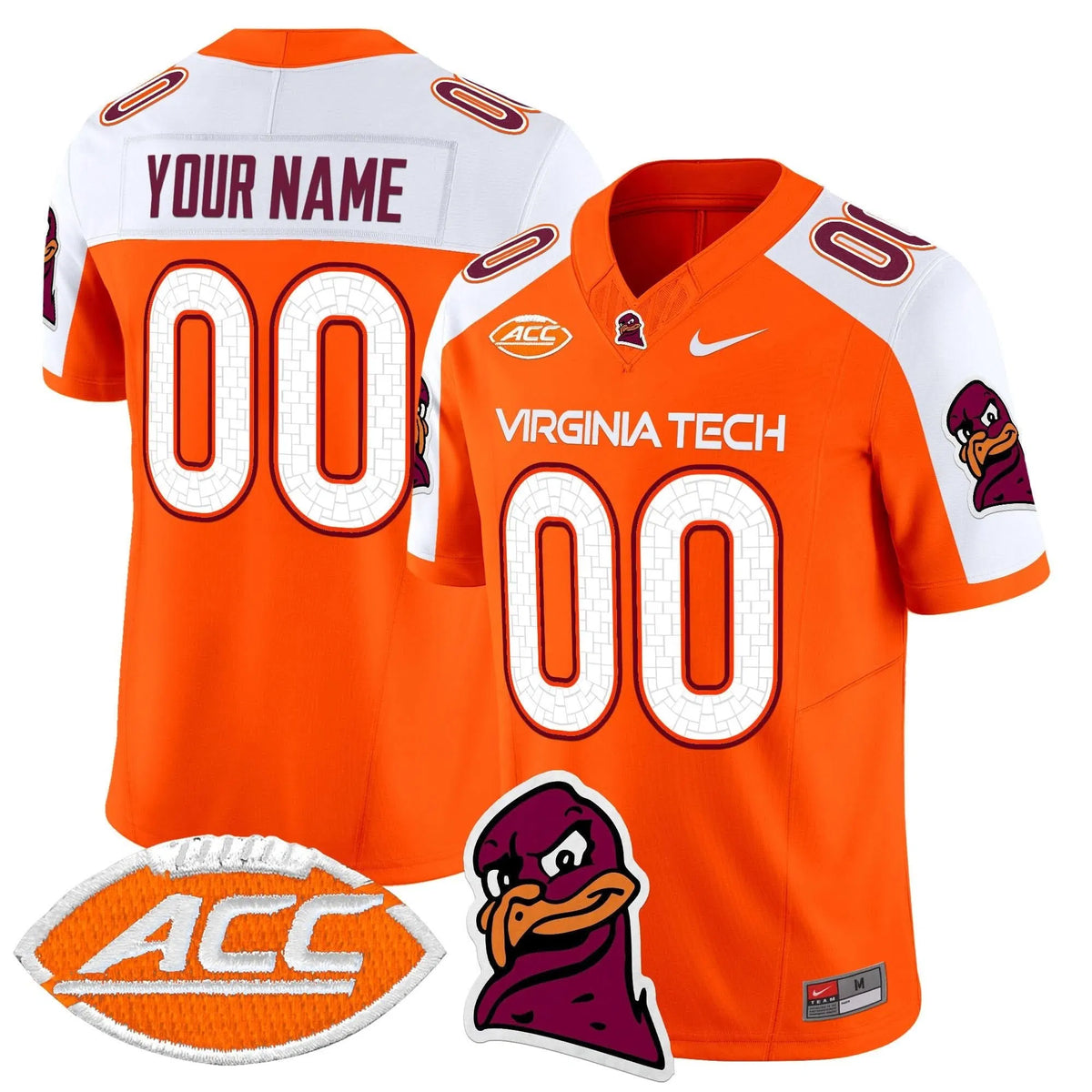 Personalized VTH 2026 Vapor Limited Custom Jersey - Orange Alternate Stitched