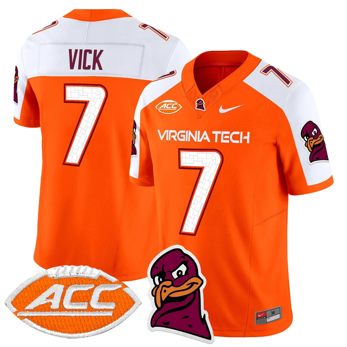 Personalized VTH 2026 Vapor Limited Jersey - Orange Alternate / Michael Vick Stitched