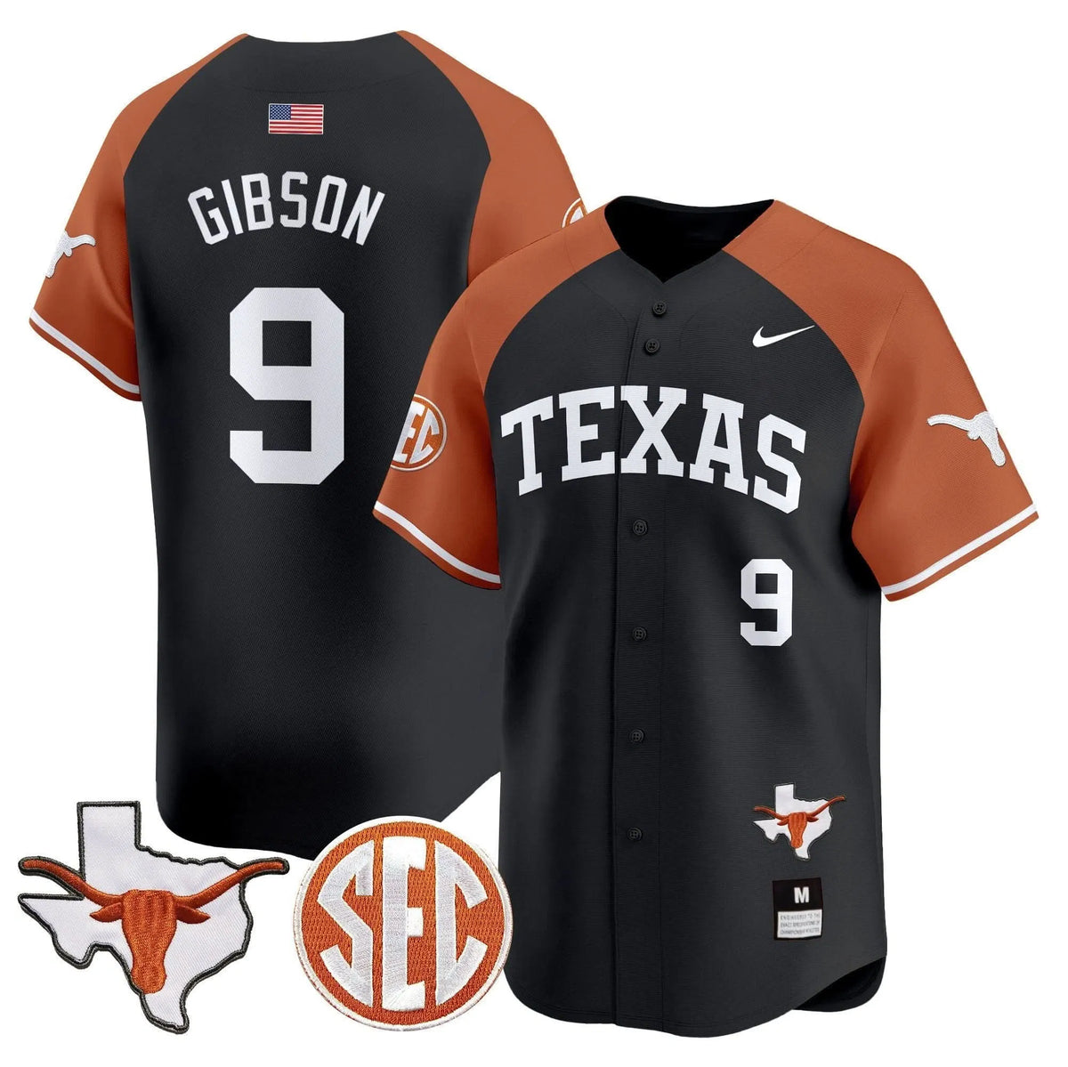 Personalized TL 2026 Vapor Premier Baseball Jersey - Stitched - Black Alternate / Jerrick Gibson Stitched