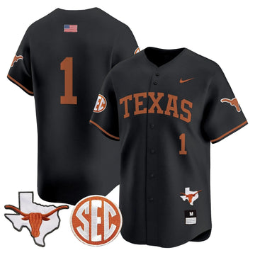 Personalized TL 2026 Vapor Premier Baseball Jersey - Stitched - Black / #1 Team Stitched