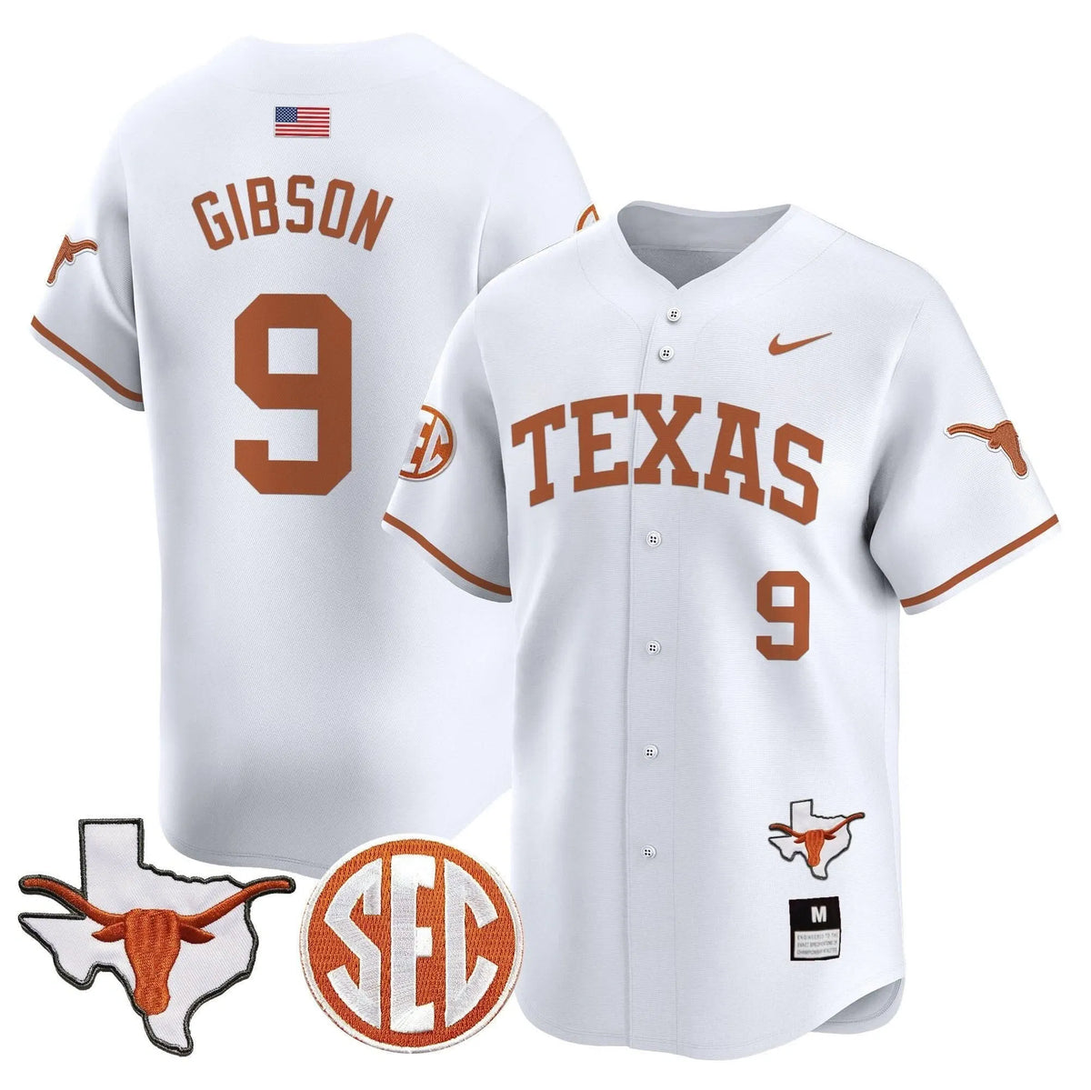 Personalized TL 2026 Vapor Premier Baseball Jersey - Stitched - White / Jerrick Gibson Stitched