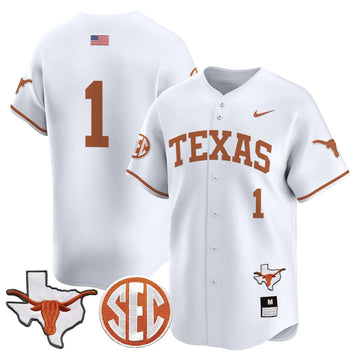 Personalized TL 2026 Vapor Premier Baseball Jersey - Stitched - White / #1 Team Stitched