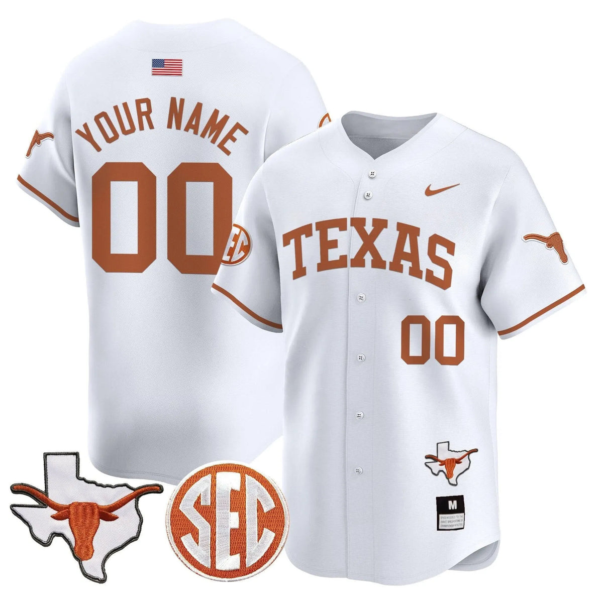 Personalized TL 2026 Vapor Premier Baseball Custom Jersey - Stitched - White Stitched