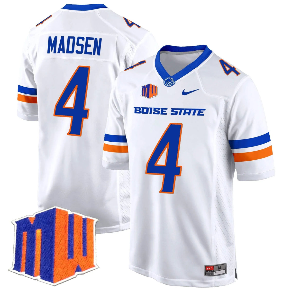 Personalized BSB 2026 Game Jersey - White / Maddux Madsen Stitched