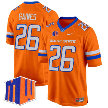 Personalized BSB 2026 Game Jersey - Orange / Sire Gaines Stitched