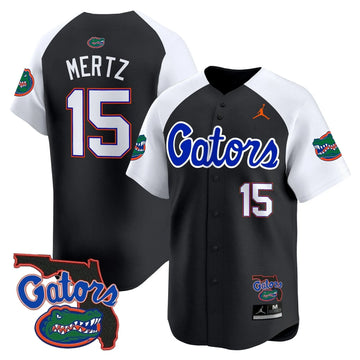 Personalized FG 2026 Florida Patch Vapor Baseball Jersey - Stitched - Black Alternate / Graham Mertz Stitched