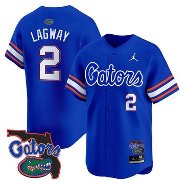 Personalized FG 2026 Florida Patch Vapor Baseball Jersey - Stitched - Royal / DJ Lagway Stitched