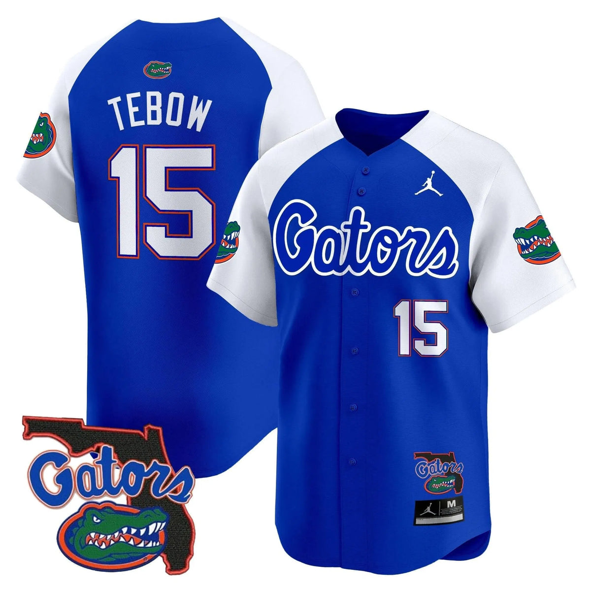 Personalized FG 2026 Florida Patch Vapor Baseball Jersey - Stitched - Royal Alternate / Tim Tebow Stitched