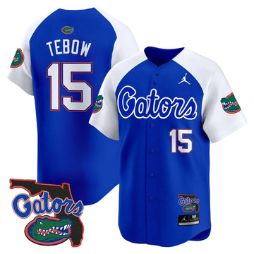 Personalized FG 2026 Florida Patch Vapor Baseball Jersey - Stitched - Royal Alternate / Tim Tebow Stitched