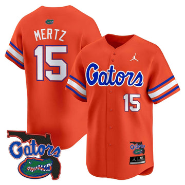 Personalized FG 2026 Florida Patch Vapor Baseball Jersey - Stitched - Orange / Graham Mertz Stitched