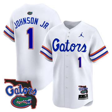 Personalized FG 2026 Florida Patch Vapor Baseball Jersey - Stitched - White / Montrell Johnson Jr. Stitched
