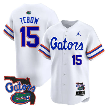 Personalized FG 2026 Florida Patch Vapor Baseball Jersey - Stitched - White / Tim Tebow Stitched