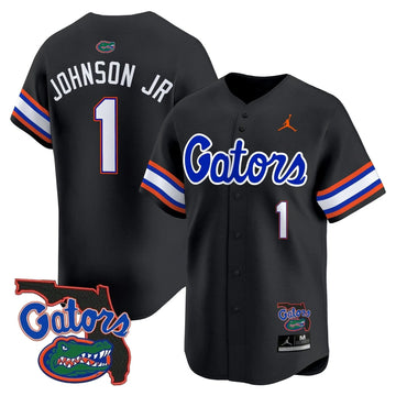 Personalized FG 2026 Florida Patch Vapor Baseball Jersey - Stitched - Black / Montrell Johnson Jr. Stitched