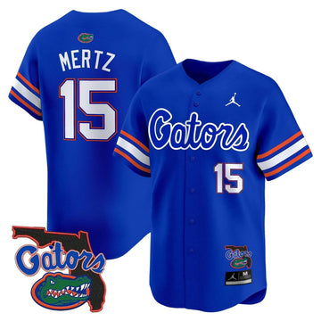 Personalized FG 2026 Florida Patch Vapor Baseball Jersey - Stitched - Royal / Graham Mertz Stitched