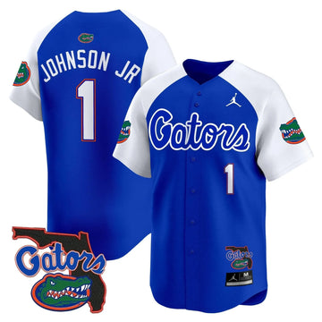 Personalized FG 2026 Florida Patch Vapor Baseball Jersey - Stitched - Royal Alternate / Montrell Johnson Jr. Stitched