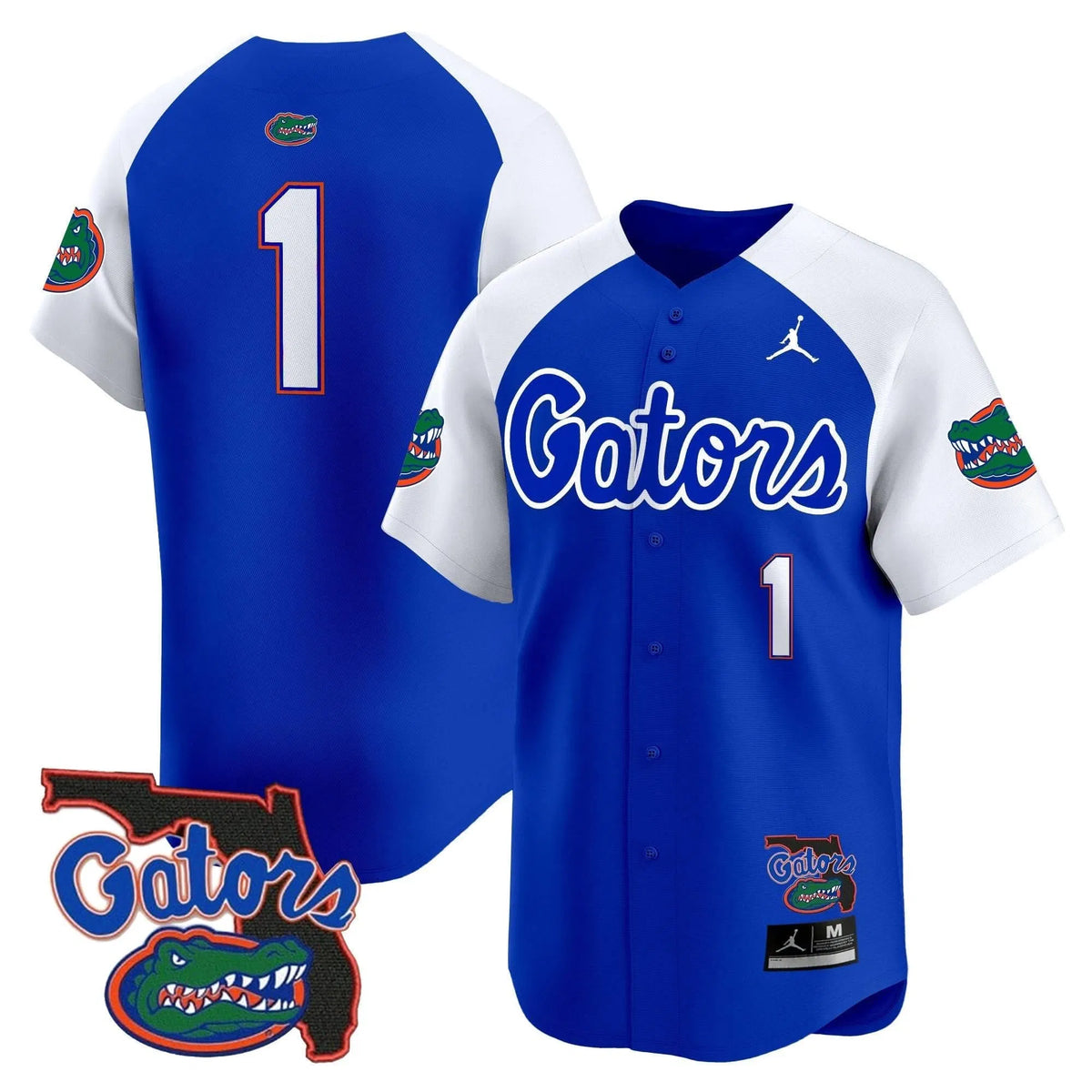 Personalized FG 2026 Florida Patch Vapor Baseball Jersey - Stitched - Royal Alternate / #1 Team Stitched
