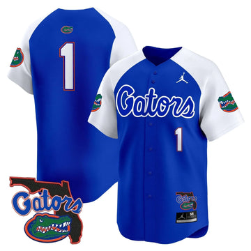 Personalized FG 2026 Florida Patch Vapor Baseball Jersey - Stitched - Royal Alternate / #1 Team Stitched