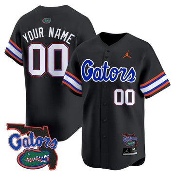 Personalized FG 2026 Florida Patch Vapor Baseball Custom Jersey - Stitched - Black Stitched