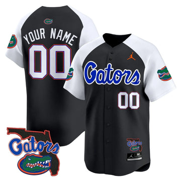 Personalized FG 2026 Florida Patch Vapor Baseball Custom Jersey - Stitched - Black Alternate Stitched