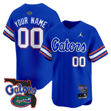 Personalized FG 2026 Florida Patch Vapor Baseball Custom Jersey - Stitched - Royal Stitched