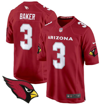 Personalized AC 2026 Game Jersey - Red / Budda Baker Stitched