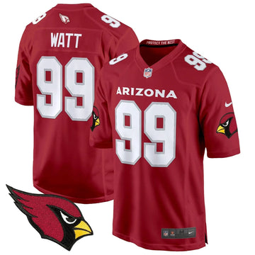 Personalized AC 2026 Game Jersey - Red / J.J. Watt Stitched