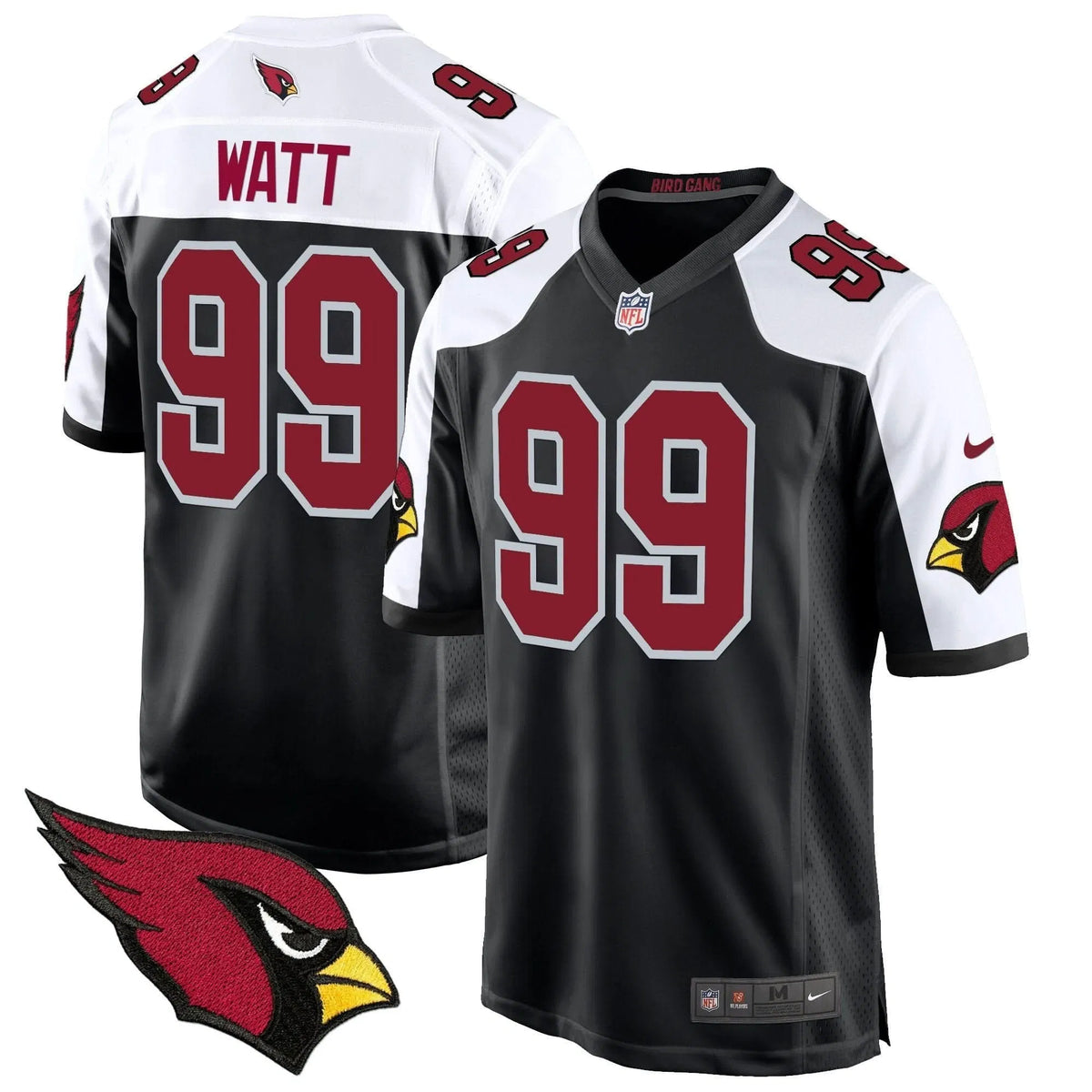 Personalized AC 2026 Game Jersey - Black Alternate / J.J. Watt Stitched