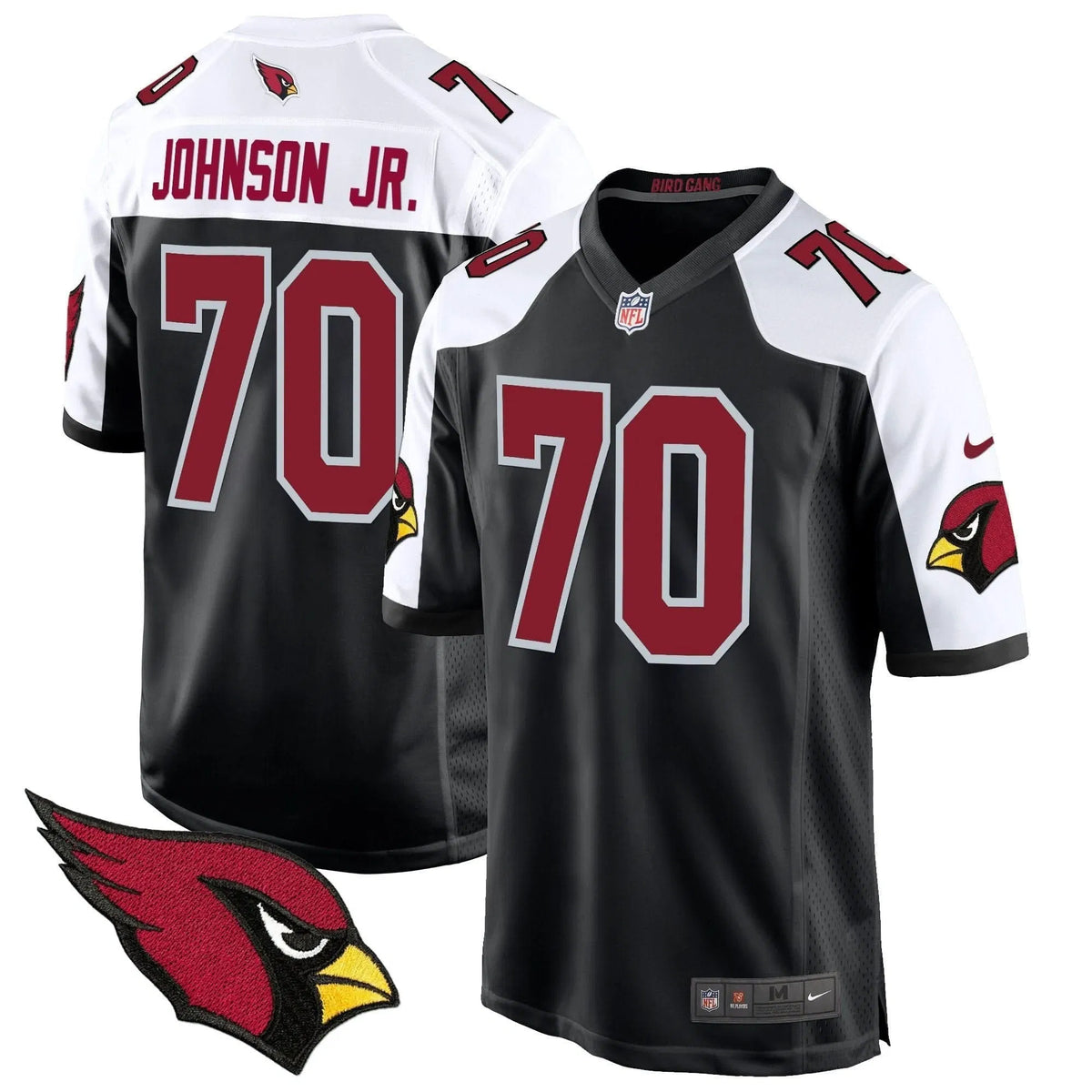 Personalized AC 2026 Game Jersey - Black Alternate / Paris Johnson Jr. Stitched