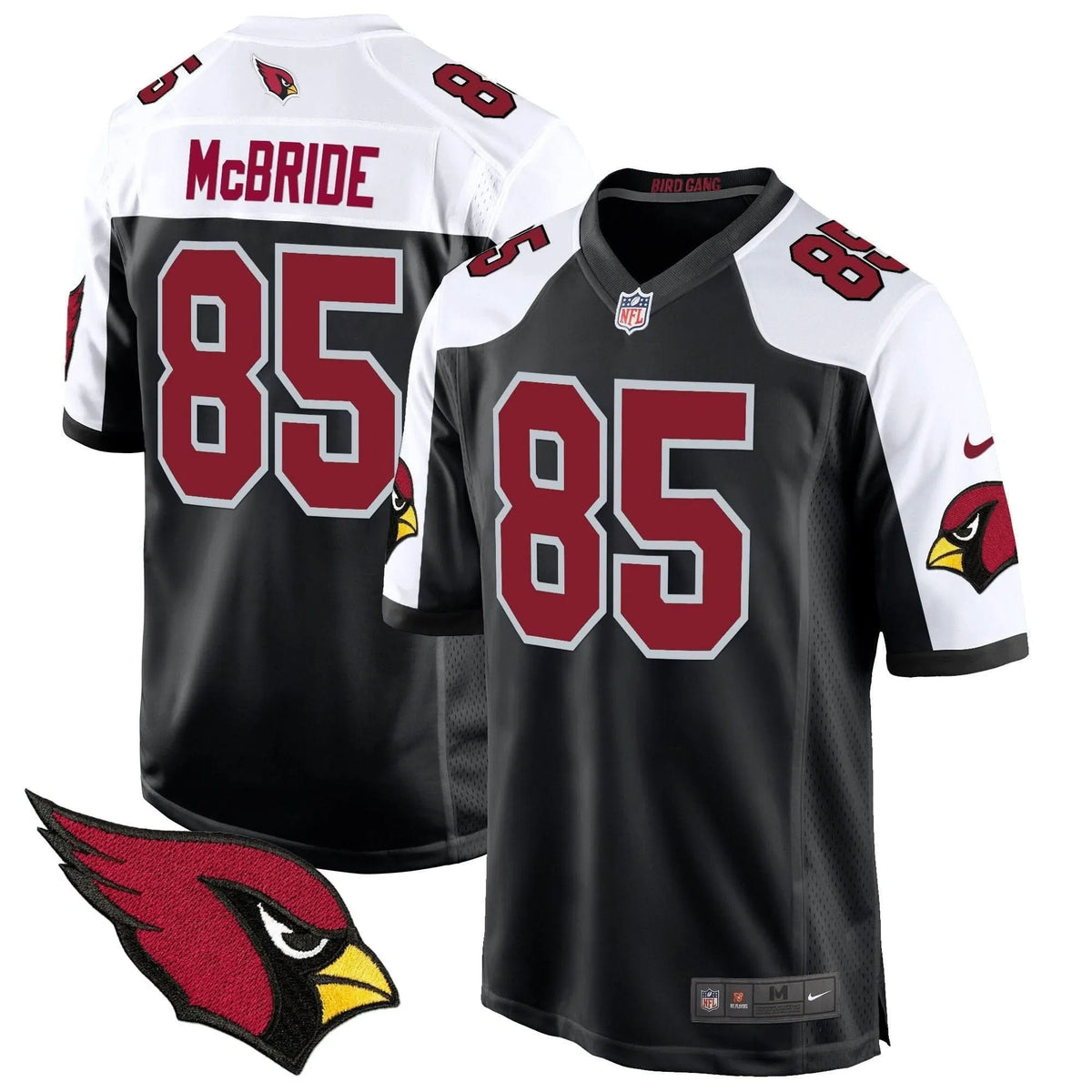 Personalized AC 2026 Game Jersey - Black Alternate / Trey McBride Stitched