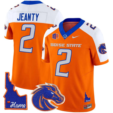 Personalized BSB 2026 Home Patch Vapor Limited Jersey - Orange Alternate / Ashton Jeanty Stitched