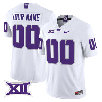 Personalized TCU Horned Frogs 2026 Vapor Limited Custom Jersey - White Stitched