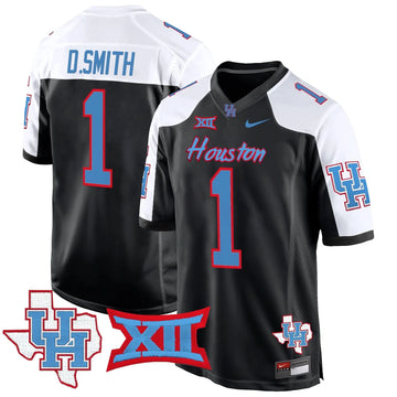 Personalized HOU 2026 Game Jersey - Black Alternate / Donovan Smith Stitched